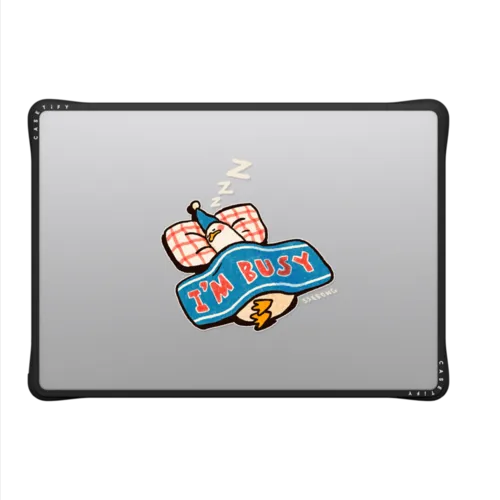 I'm busy | MacBook Pro 14-inch (M1 - M5) / MacBook Impact Case / Black | Image 2