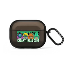 Creepy Tales Club Airpods | AirPods Pro 2 / Earbuds Impact Case / Black | Image 1