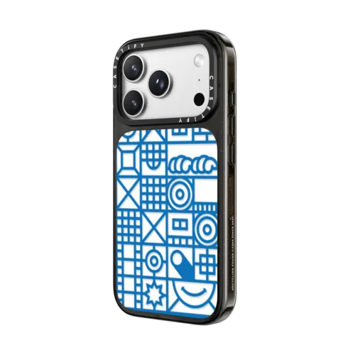 FRAME BLUE | iPhone 18 Pro / Impact Case MagSafe Compatible - Glossy / Glossy Black | Image 2