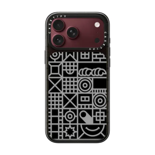 FRAME GRAY | iPhone 18 Pro Max / Impact Case MagSafe Compatible - Glossy / Glossy Black | Image 1