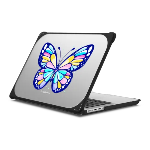 Wings of Hope by Sofia Castellanos | MacBook Pro 14-inch (M1 - M5) / MacBook Bounce Case / Black | Image 1