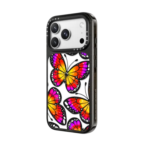 MONARCA SUNSET BY SOFIA CASTELLANOS | iPhone 18 Pro Max / Impact Case MagSafe Compatible - Glossy / Glossy Black | Image 2