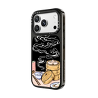 Dim Sum by Georgina Leung | iPhone 18 Pro Max / Impact Case MagSafe Compatible - Glossy / Glossy Black | Image 2
