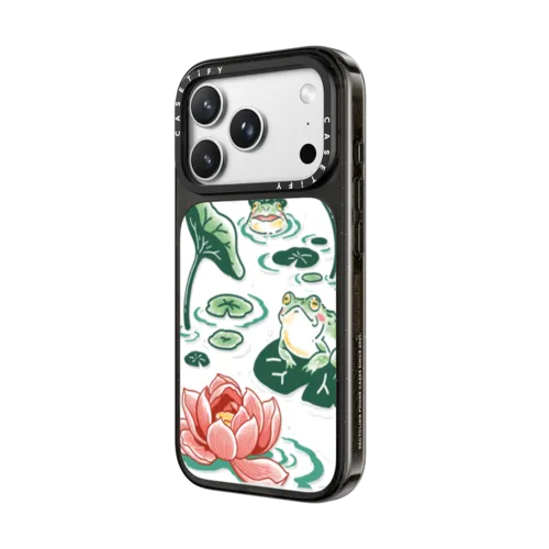 Pond Life by Georgina Leung | iPhone 18 Pro Max / Impact Case MagSafe Compatible - Glossy / Glossy Black | Image 2