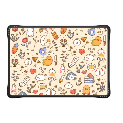 doodles by smoleart | MacBook Air 13-inch (M1 / Intel) / MacBook Impact Case / Black | Image 2