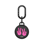 BTS Edition PTD Sign Language AirTag Holder | AirTag / AirTag Holder / Licorice | Image 1