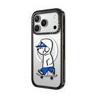 Skater JOHN -Hello my friend 04 | iPhone 17 Pro Max / Impact Case MagSafe Compatible / Black | Image 2