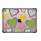 Hearts MacBook Case by Quotes by Christie | MacBook Pro 14-inch (M1 - M5) / MacBook Impact Case / Black | Image 2