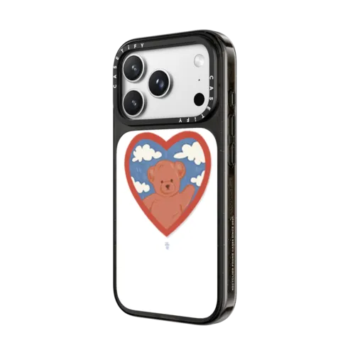 Bear In The Clouds | iPhone 18 Pro Max / Impact Case MagSafe Compatible - Glossy / Glossy Black | Image 2