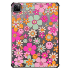 Groovy Pattern | iPad Pro 11-inch (3rd/4th gen) / iPad Impact Case / Black | Image 1