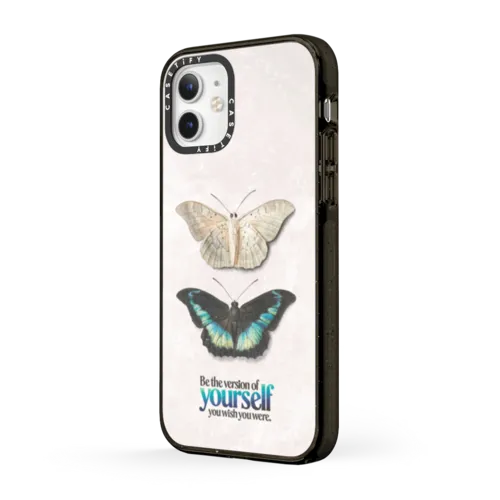 Be the Version of Yourself You Wish You Were by Okiden | iPhone 12 mini / Impact Case MagSafe Compatible / Black | Image 2