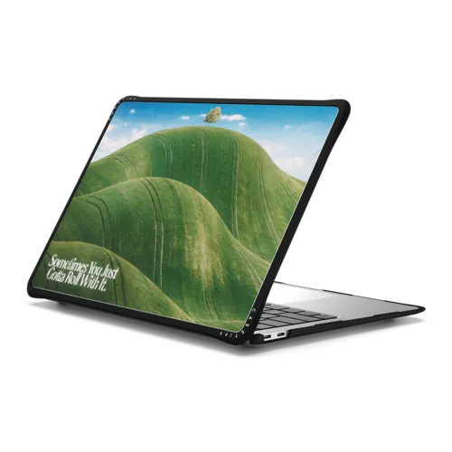 Sometimes You Just Gotta Roll With It by Okiden | MacBook Air 13-inch (M1 / Intel) / MacBook Impact Case / Black | Image 1