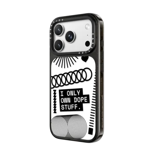 Dope Stuff | iPhone 18 Pro Max / Impact Case MagSafe Compatible - Glossy / Glossy Black | Image 2