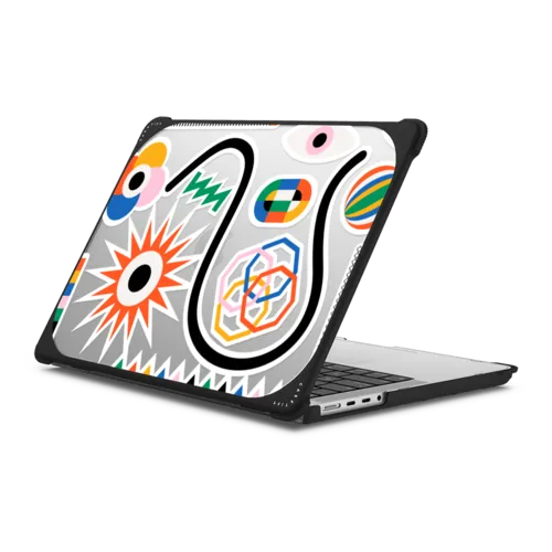 Funfair | MacBook Pro 14-inch (M1 - M5) / MacBook Bounce Case / Black | Image 1