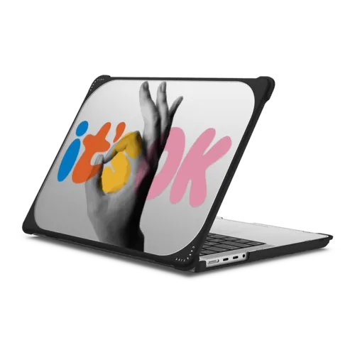 It's OK | MacBook Pro 14-inch (M1 - M5) / MacBook Bounce Case / Black | Image 1
