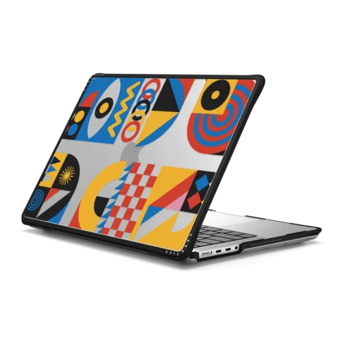 Mosaic | MacBook Pro 14-inch (M1 - M5) / MacBook Impact Case / Black | Image 1