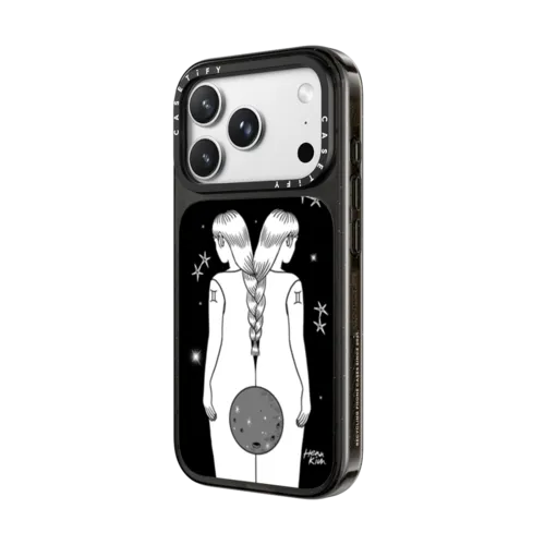 Gemini | iPhone 18 Pro / Impact Case MagSafe Compatible - Glossy / Glossy Black | Image 2