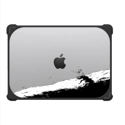 Curious Born MacBook | MacBook Pro 14-inch (M1 - M5) / MacBook Bounce Case / Black | Image 2