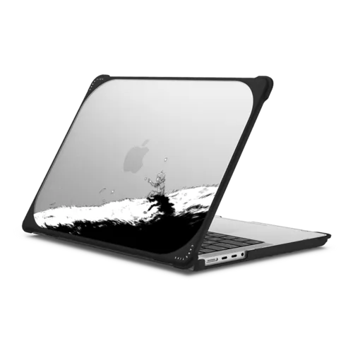 Curious Born MacBook | MacBook Pro 14-inch (M1 - M5) / MacBook Bounce Case / Black | Image 1