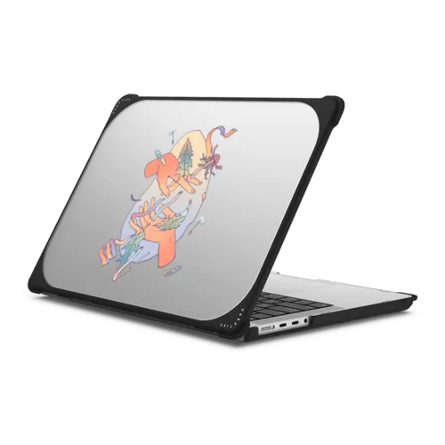 The Shaper MacBook | MacBook Pro 14-inch (M1 - M5) / MacBook Bounce Case / Black | Image 1