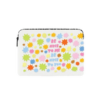 Be Nice By Kristen Peers | Small (13") / Impact Laptop Sleeve / Multicolor | Image 1