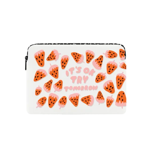 Try Tomorrow by Kristen Peers | Small (13") / Impact Laptop Sleeve / Multicolor | Image 1