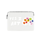Yes, I Art by Kristen Peers | Small (13") / Impact Laptop Sleeve / Multicolor | Image 1