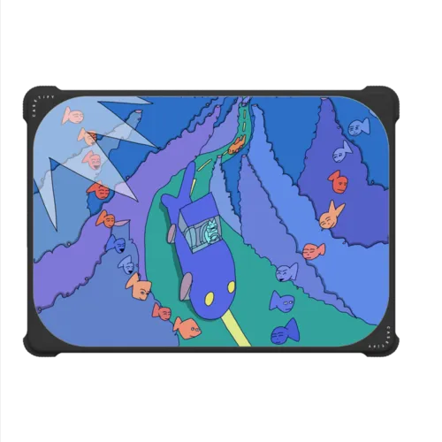 Under the sea MacBook | MacBook Pro 14-inch (M1 - M5) / MacBook Bounce Case / Black | Image 2