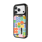 Scandinavian Maximalist Florals by Sandra Hutter | iPhone 18 Pro Max / Impact Case MagSafe Compatible - Glossy / Glossy Black | Image 2