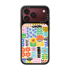Scandinavian Maximalist Florals by Sandra Hutter | iPhone 18 Pro Max / Impact Case MagSafe Compatible - Glossy / Glossy Black | Image 1