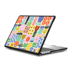 Scandinavian Maximalist Florals by Sandra Hutter | MacBook Pro 14-inch (M1 - M5) / MacBook Impact Case / Black | Image 1
