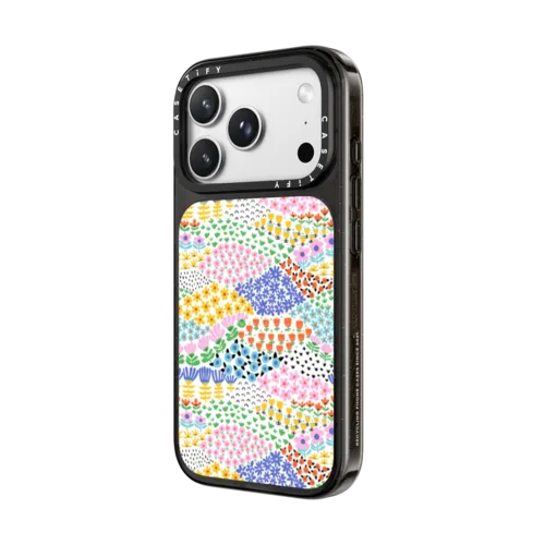 Flower Meadow by Sandra Hutter | iPhone 18 Pro Max / Impact Case MagSafe Compatible - Glossy / Glossy Black | Image 2