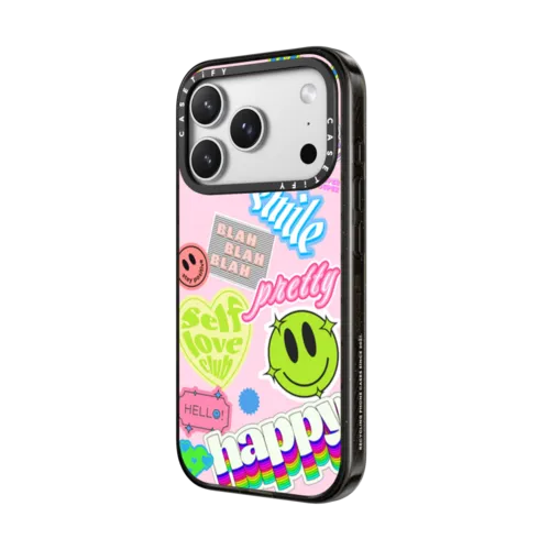 Pretty Stickers by SOFE Store | iPhone 17 Pro Max / Impact Case MagSafe Compatible / Black | Image 2
