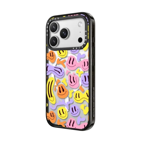 Wavey Faces by SOFE Store | iPhone 17 Pro Max / Impact Case MagSafe Compatible / Black | Image 2