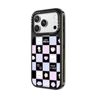 mochi checkers by sleepydaze | iPhone 18 Pro Max / Impact Case MagSafe Compatible - Glossy / Glossy Black | Image 2