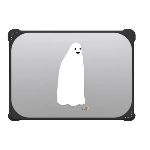 Happy Ghost | MacBook Pro 14-inch (M1 - M5) / MacBook Bounce Case / Black | Image 2