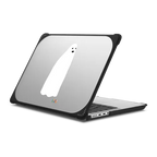 Happy Ghost | MacBook Pro 14-inch (M1 - M5) / MacBook Bounce Case / Black | Image 1