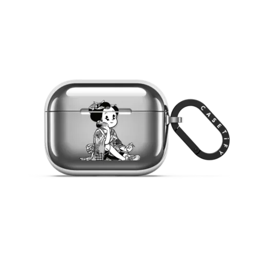 MY MUSIC BY SHISHIDOMIA. | AirPods Pro 3 / Earbuds Mirror Case / Silver | Image 1