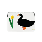 Duck with Tulip | Small (13") / Impact Laptop Sleeve / Multicolor | Image 1