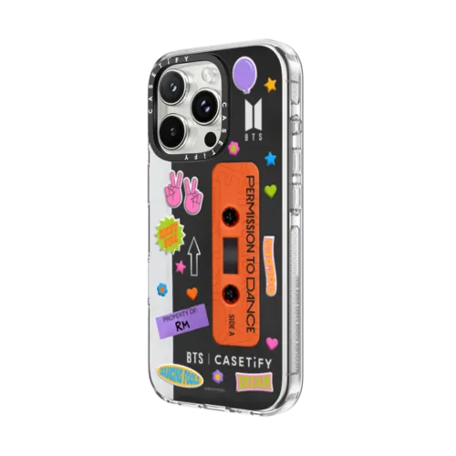 Custom BTS Edition PTD Walkman Case | iPhone 16 Pro Max / Impact Clear Case MagSafe Compatible / Clear | Image 2