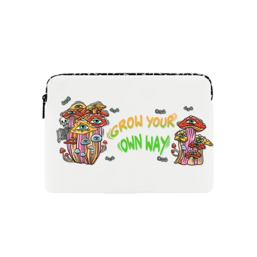 Grow your own way black case | Small (13") / Impact Laptop Sleeve / Multicolor | Image 1