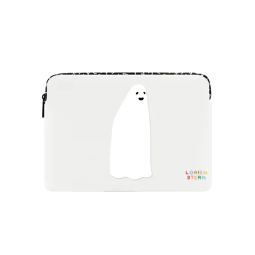Happy Ghost | Small (13") / Impact Laptop Sleeve / Multicolor | Image 1