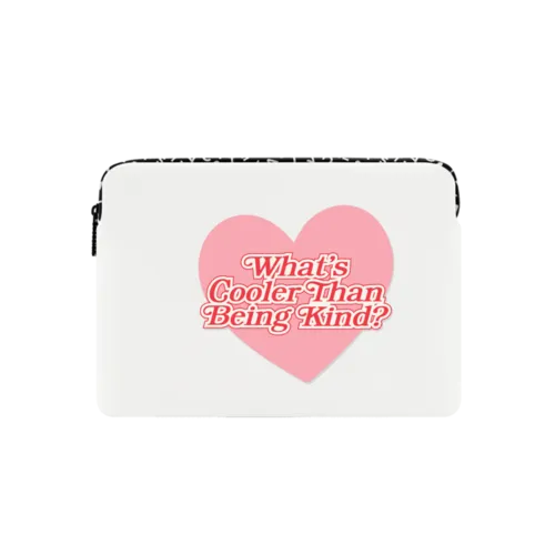 Cooler Than Being Kind by Quotes by Christie | Small (13") / Impact Laptop Sleeve / Multicolor | Image 1