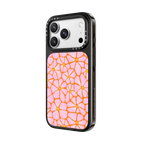 Mosaic Flowers by Sandra Hutter | iPhone 18 Pro Max / Impact Case MagSafe Compatible - Glossy / Glossy Black | Image 2
