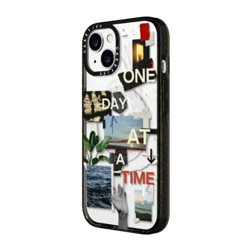 One Day At A Time By Malavika Natesh | iPhone 15 / Impact Case MagSafe Compatible / Black | Image 2