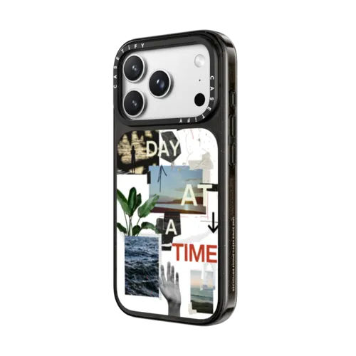 One Day At A Time By Malavika Natesh | iPhone 18 Pro Max / Impact Case MagSafe Compatible - Glossy / Glossy Black | Image 2
