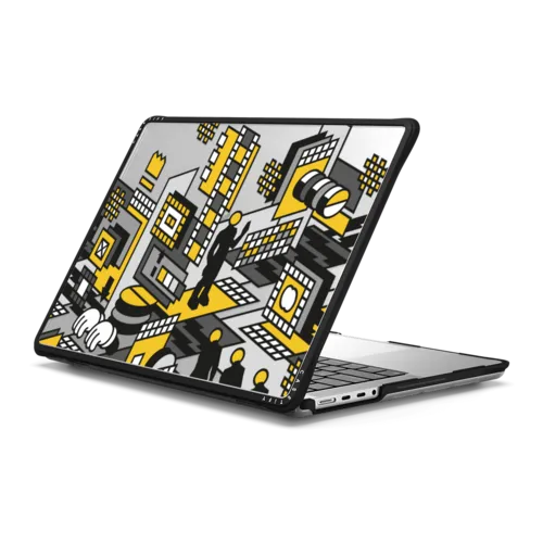 HUMAN BEING | MacBook Pro 14-inch (M1 - M5) / MacBook Impact Case / Black | Image 1