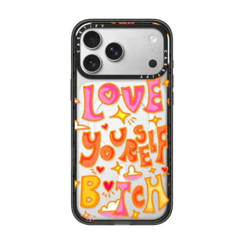 Love yourself - Phone Case | iPhone 17 Pro Max / Impact Case MagSafe Compatible / Black | Image 1