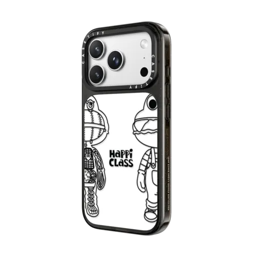 Happi Class X-Kun (Black) By Herocross | iPhone 18 Pro Max / Impact Case MagSafe Compatible - Glossy / Glossy Black | Image 2