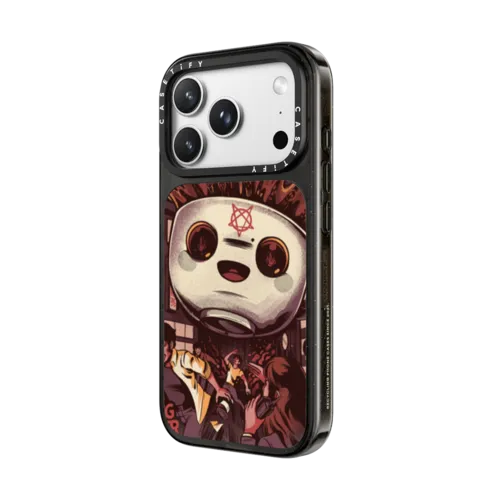 Black Coffee Kaiju | iPhone 18 Pro Max / Impact Case MagSafe Compatible - Glossy / Glossy Black | Image 2